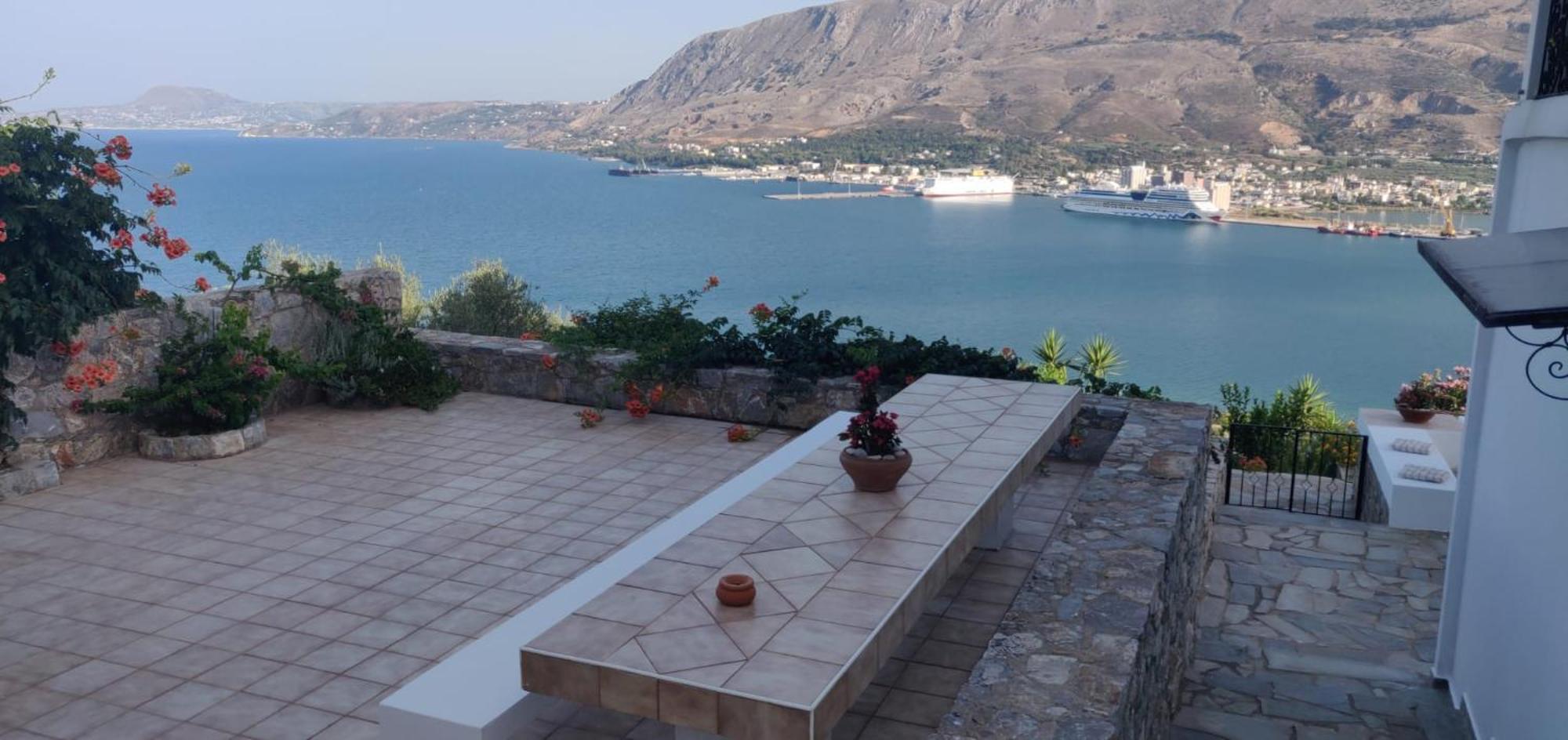 Panoramic Seaview Holiday House Souda Eksteriør billede